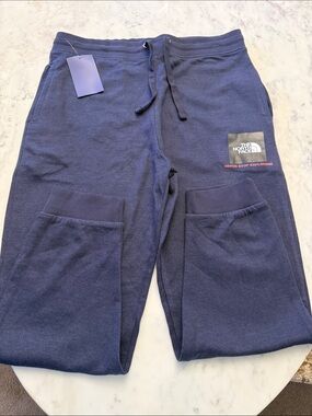 NWT The North Face Navy Blue Fleece Jogger Pants